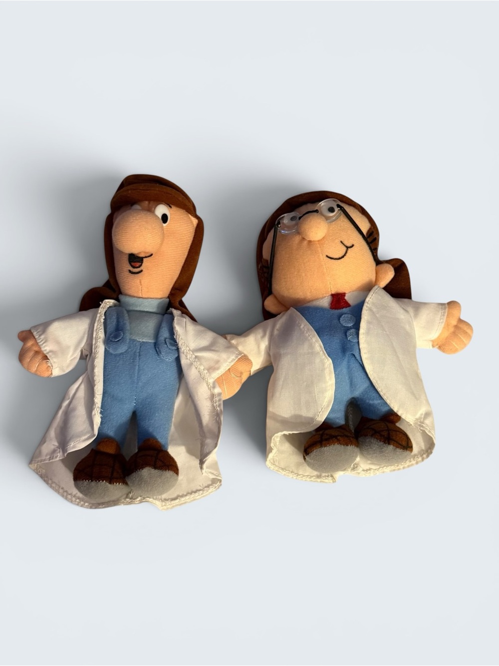 Vintage 1996 1997 Tetley Tea Folk Plush Toys Sydney & Gaffer